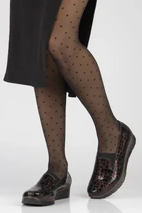 Skórzane półbuty Filippo DP3160/23 BG bordo - Półbuty damskie - miniaturka - grafika 7