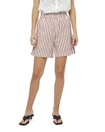 Spodenki damskie - Desires Kobiety Szorty balsy Przyprawa arabska, brązowy pasek M - miniaturka - grafika 1