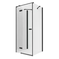 Kabiny prysznicowe - Kabina Prysznicowa Reflexa Black 120X80X200 - miniaturka - grafika 1
