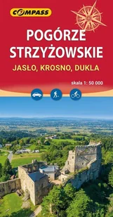 Mapa turystyczna - Pogórze Strzyżowskie 1:50 000 - książka - Obcojęzyczne przewodniki, mapy i atlasy - miniaturka - grafika 1