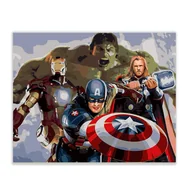 Malowanie po numerach - Malowanie Po Numerach - Marvel 50 x 40 cm - miniaturka - grafika 1