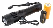 Latarki - LATARKA XHP99 LED Taktyczna Mocna DIODA ZOOM SOS 1765 - miniaturka - grafika 1