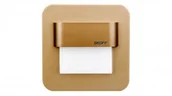Lampy ścienne - Skoff SALSA LED ciepły biały M mosiądz mat IP 66  MH-SAL-M-H-1-PL-00-01 - miniaturka - grafika 1