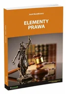 Podręczniki dla szkół wyższych - Elementy prawa podręcznik - miniaturka - grafika 1