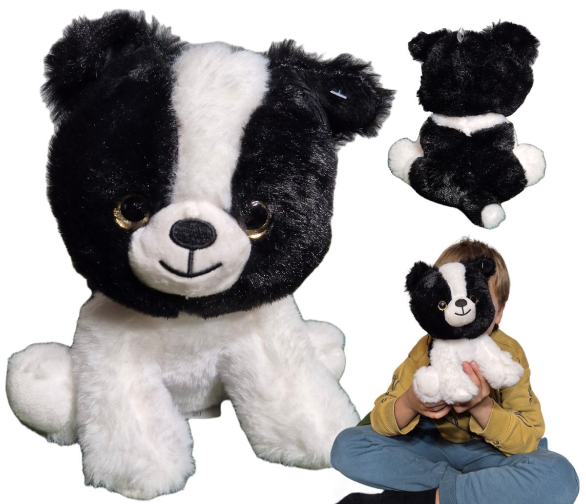 Maskotka Pluszowa PIESEK 20 cm Pluszak Przytulanka Pies psy pieski pluszaki