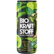 Napoje energetyczne i izotoniczne - Biokraftstoff Napój orzeźwiający zielona herbata - imbir o smaku limonkowo - miętowym 250 ml Bio - miniaturka - grafika 1