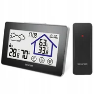 Stacje pogodowe - Stacja Pogody Pogodowa Zegar Czujnik Prognoza Lcd - miniaturka - grafika 1