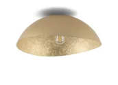 Lampy sufitowe - Kopułowa lampa sufitowa do salonu SOLARIS 40591 Sigma żywicowa złota - miniaturka - grafika 1