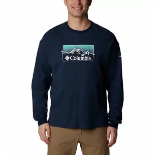 Bluza Turystyczna bez kaptura Męska Columbia Duxbery Relaxed LS Tee - Odzież trekkingowa damska - miniaturka - grafika 1