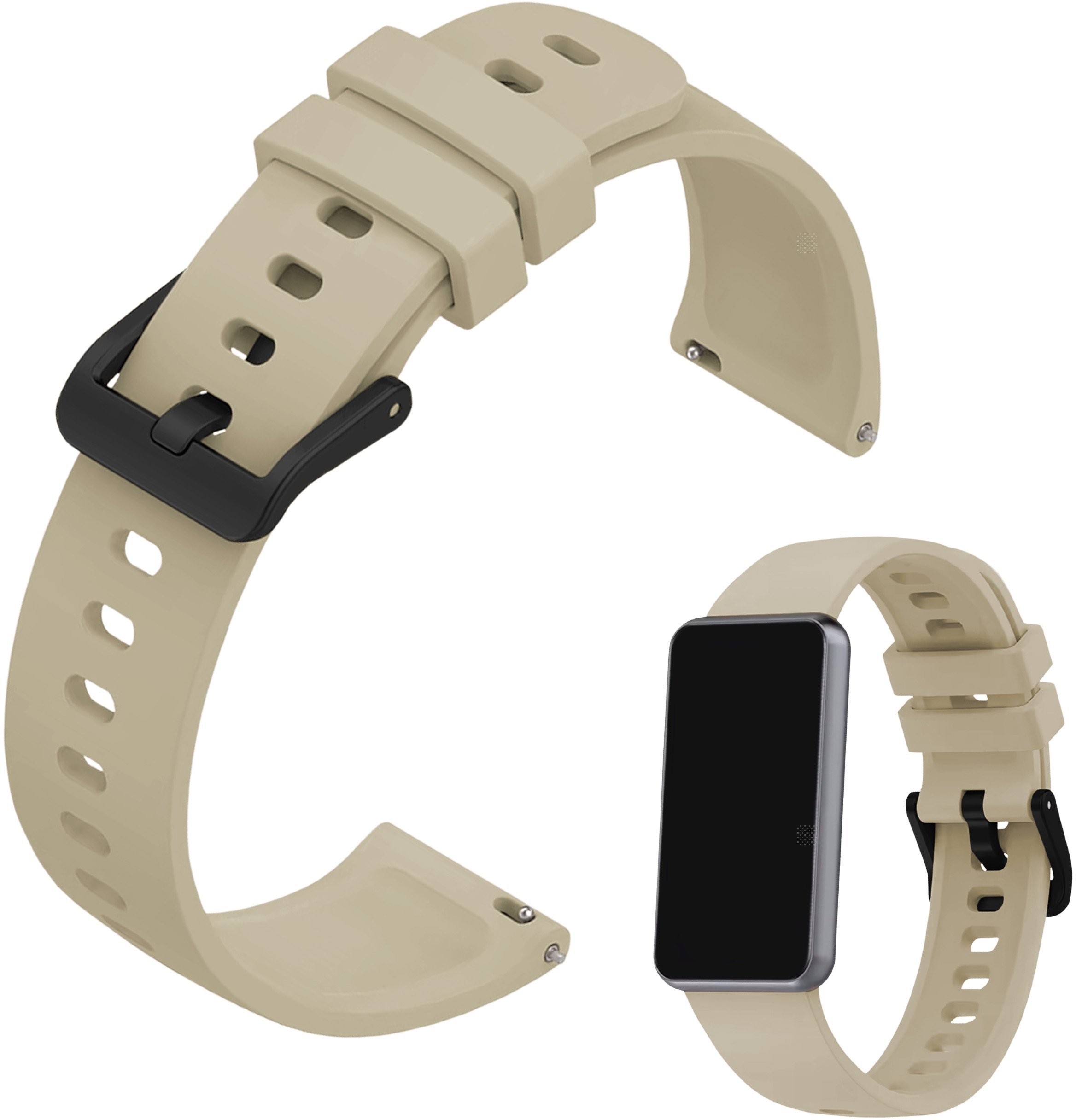 ChronSmarta Pasek ChronSmarta do smartband'a Realme Band 2 Beżowy