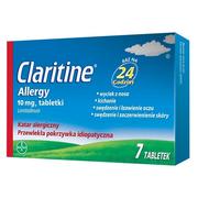 Leki na alergię - Claritine Allergy 10mg x7 tabletek - miniaturka - grafika 1