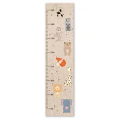 Dekoracje domu - Drewniana miarka wzrostu dla dzieci LEW SŁOŃ - miniaturka - grafika 1