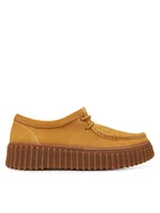 Półbuty damskie - Clarks Półbuty Torhill Bee 26181188 Złoty - miniaturka - grafika 1