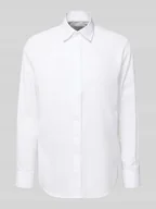 Koszule męskie - Koszula biznesowa o kroju modern fit z listwą guzikową - miniaturka - grafika 1