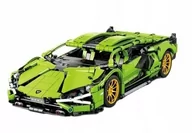 Klocki - Klocki Samochód Sportowy Lamborghini 1280 elementów - miniaturka - grafika 1