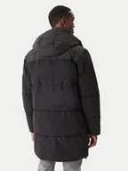 Płaszcze męskie - KARL LAGERFELD Płaszcz zimowy 455001 554501 Czarny Regular Fit - miniaturka - grafika 1