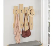 Wieszaki i stojaki - Wieszak ścienny WAVE 81x64 cm beżowy - miniaturka - grafika 1