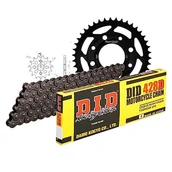 Części motocyklowe - Zestaw łańcuchów DID stal 428D / 134 zapięcie na klips do Daelim VT VS 125 ccm rok prod. 1998-2002 - miniaturka - grafika 1