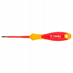 Wkrętak płaski 1000V, 2.5x75 mm, CrMo TOPEX 39D470 - Śrubokręty - miniaturka - grafika 1