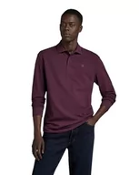 Koszulki męskie - G-STAR RAW Męska koszulka polo Dunda Core, Fioletowy (Lt Maze D14141-5864-8880), XL - miniaturka - grafika 1