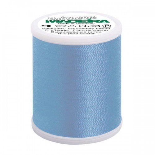 Nitka hafciarska MADEIRA Polyneon 40, 1000 m, niebieska dziecięca