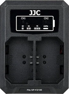 Ładowarka do aparatu JJC Ładowarka dwukanałowa JJC DCH-NPFZ100 do akumulatorów NP-FZ100 - Ładowarki i akumulatory - miniaturka - grafika 1