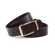 Paski - Anthoni Crown Unisex BR4P4340-100 pasek, ciemnobrązowy, 100 - miniaturka - grafika 1