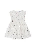 Sukienki i spódniczki dla dziewczynek - Mayoral Sukienka codzienna 3921 Écru Regular Fit - miniaturka - grafika 1