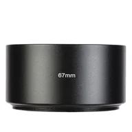 Osłony przeciwsłoneczne do aparatów - Genesis Gear Metalowa osłona tele 67mm - miniaturka - grafika 1