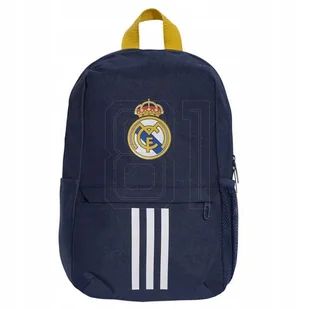 Plecak adidas Real Madryt Jr JX9258 mały piłka nożna - Plecaki szkolne i tornistry - miniaturka - grafika 1