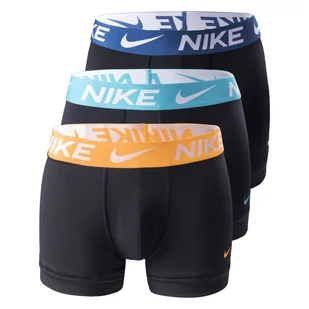 Męskie Bokserki NIKE TRUNK 3PK 0000KE1156MTO – Czarny - Majtki męskie - miniaturka - grafika 1