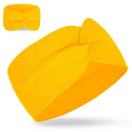 Ozdoby do włosów - OPASKA DZIECIĘCA KOKARDA NA GŁOWĘ USZY BAWEŁNIANA - OPSK-KOK-KIDS-12 - miniaturka - grafika 1