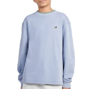 Bluza dziecięca New Balance LAKB0193DUS - niebieska - Bluzy damskie - miniaturka - grafika 1