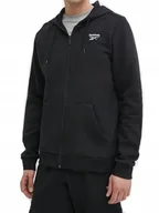 Bluzy męskie - Bluza Męska Reebok Z Kapturem 100202857 Rozsuwana S - miniaturka - grafika 1
