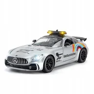Samochody i pojazdy dla dzieci - Mercedes-amg F1 Safety Car Metalowy Model Samochodu 1:24 Dźwięk Światło - miniaturka - grafika 1