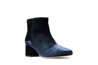 Botki damskie - Sheer Flora [navy] - rozmiar 37.5 - miniaturka - grafika 1