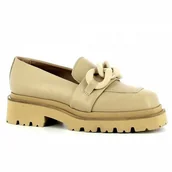 Mokasyny damskie - Beżowe mokasyny damskie CARINII - Carinii - miniaturka - grafika 1