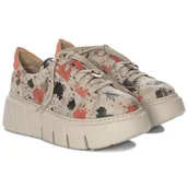 Sneakersy damskie - Sneakersy damskie Maciejka 06891-18/00-8 Pomarańczowo-Beżowe 38 - miniaturka - grafika 1