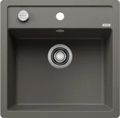 Zlewozmywaki - Zlewozmywak granitowy BLANCO Dalago 5-F Silgranit Wulkaniczny szary 527245 - miniaturka - grafika 1