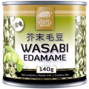 Kuchnie świata - Golden Turtle Brand Fasolka edamame z wasabi 140g - miniaturka - grafika 1