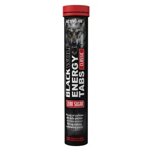 Przedtreningówka ACTIVLAB Black Wolf Energy Tabs (20 tabletek) - Przedtreningówki - miniaturka - grafika 1