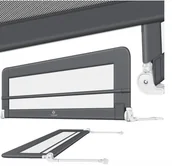 Zabezpieczenia dla dzieci - Barierka ochronna do łóżka osłona zabezpieczająca 180cm x 44cm x 50cm - miniaturka - grafika 1