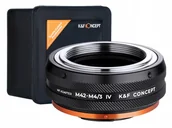 Paski, szelki, uprzęże foto - K&F Adapter M42 Na Micro M4/3 M43 Lumix Olympus - miniaturka - grafika 1