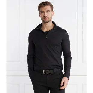 Calvin Klein Golf SMOOTH COTTON LS ZIP UP | Regular Fit - Swetry męskie - miniaturka - grafika 1