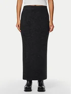 Spódnice - Pieces Spódnica ołówkowa Niko 17149631 Szary Regular Fit - miniaturka - grafika 1