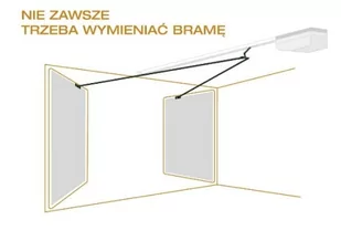 Adapter do bramy garażowej dwuskrzydłowej jak jim.CG - Akcesoria do bram - miniaturka - grafika 1