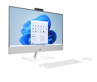 All in One HP Pavilion 27-ca1951nw / 691G5EA / Intel i5 / 16GB / SSD 512GB / Intel UHD / FullHD / Win 11 / Biały - Zestawy komputerowe - miniaturka - grafika 1