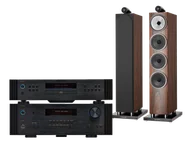 Zestawy stereo - Rotel RA-6000 (czarny) + DT-6000 (czarny) + 702 S3 (mokka) - miniaturka - grafika 1