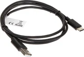 Kable USB - Kabel USB Lanberg USB-A - USB-C 1 m Czarny USB-W-C/USB-W-1M/B - miniaturka - grafika 1