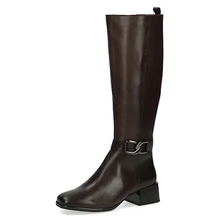 Caprice Damskie 9-25525-41 sznurowane botki na obcasie, brązowe, 39 EU, brązowy, 39 EU - Botki damskie - miniaturka - grafika 1